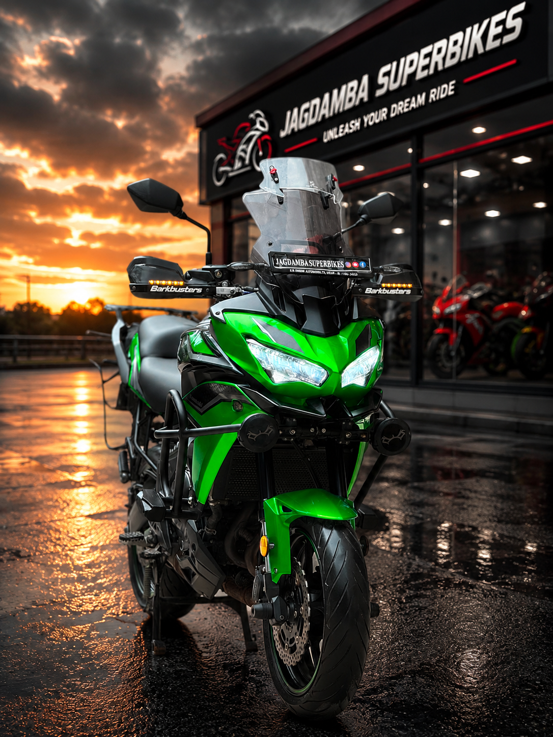 Jagdamba Superbikes showroom